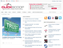 Tablet Screenshot of clickscoop.com